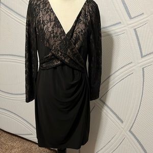 Chaps holiday dress -black